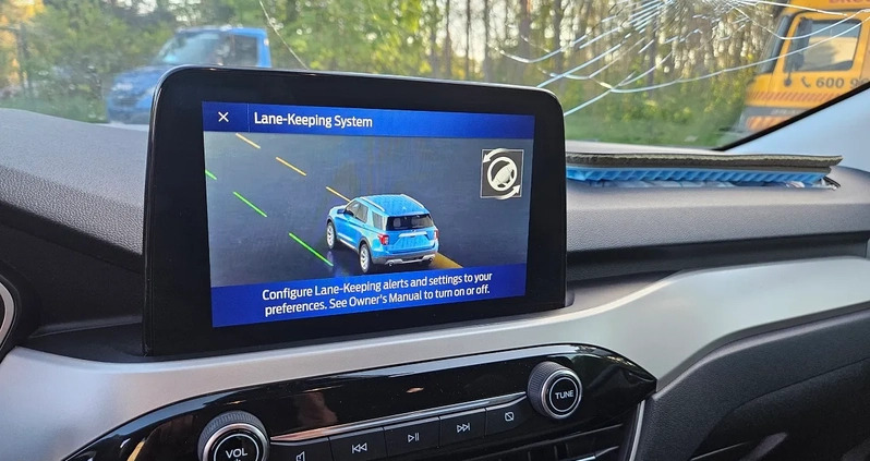 Ford Kuga cena 52700 przebieg: 17431, rok produkcji 2021 z Poznań małe 407